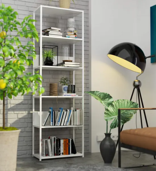 Ak furniture Regál LOFT 60 cm bílý