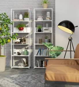 Ak furniture Regál LOFT 60 cm bílý