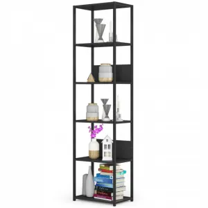 Ak furniture Regál LOFT 50 cm černý
