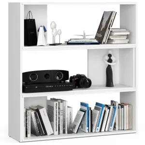 Ak furniture Knižnica TWIST mini biela