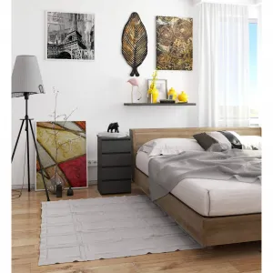 Ak furniture Komoda CL4 40 cm grafitově šedá