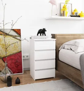 Ak furniture Komoda CL4 40 cm bílá