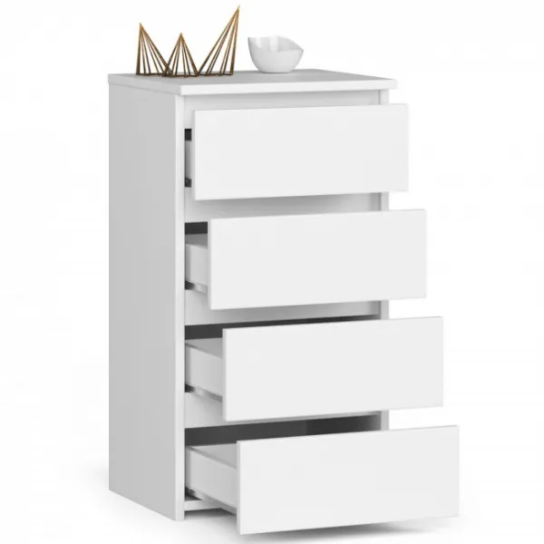 Ak furniture Komoda CL4 40 cm bílá