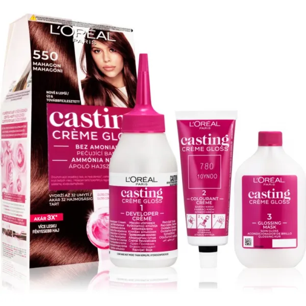 L’Oréal Paris Casting Creme Gloss farba na vlasy odtieň 550 Mahagon 1 ks