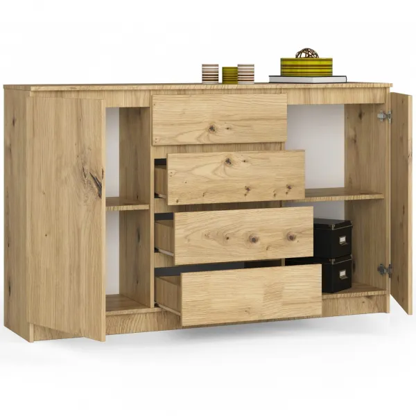 Ak furniture Komoda Inbia K 160 cm dub artisan