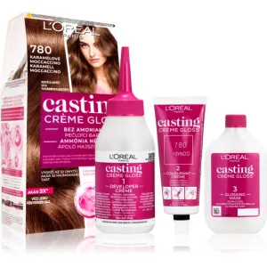 L'Oréal Paris Casting Crème Gloss farba na vlasy 780 karamelové moccaccino 1bal.