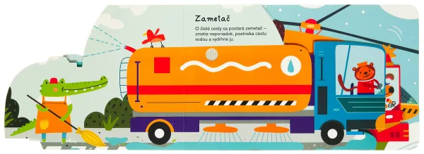Tvarované leporelo so zvukmi - Záchranári