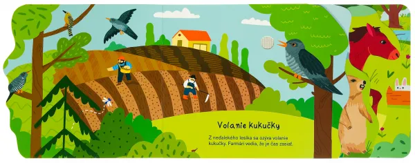 Tvarované leporelo so zvukmi - Jar
