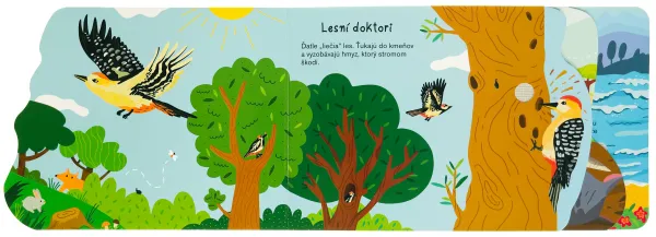 Tvarované leporelo so zvukmi - Leto