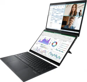 ASUS Zenbook Duo 14 OLED/UX8406CA-OLED067X/U7-255H/14"/2880x1800/T/32GB/1TB SSD/Arc 140T/W11P/Gray/2