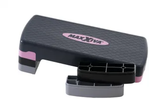 MAXXIVA fitness stepper, výškovo nastaviteľný, ružová