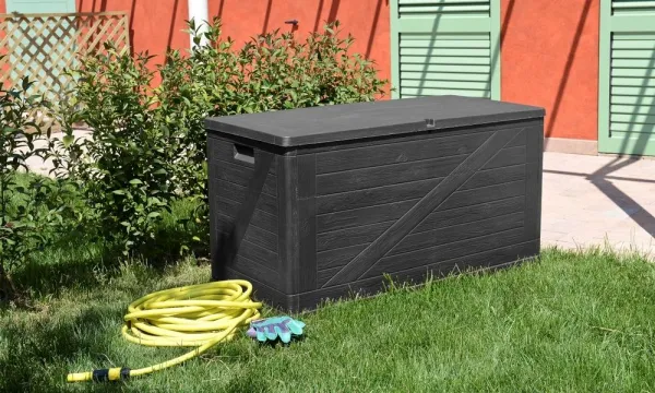 Záhradný úložný box WOOD 420 l Toomax