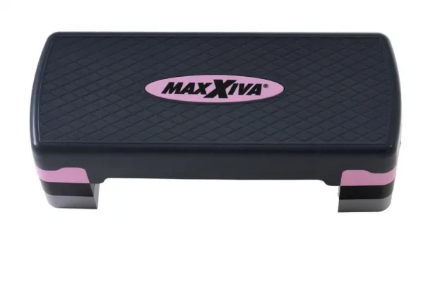 MAXXIVA fitness stepper, výškovo nastaviteľný, ružová