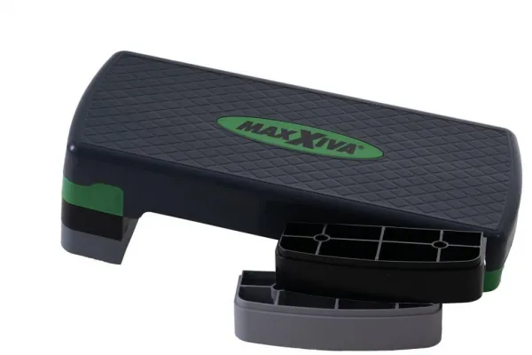 MAXXIVA fitness stepper, výškovo nastaviteľný, zelená