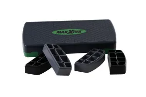 MAXXIVA fitness stepper, výškovo nastaviteľný, zelená