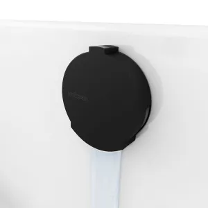 POLYSAN - MARBLE vaňová súprava s napúšťaním, bovden, dĺžka 800, čierna matná 11052.21