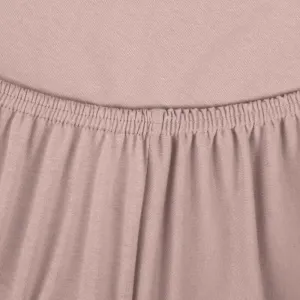 Plachta s gumičkou JERSEY 3 púdrovo ružová