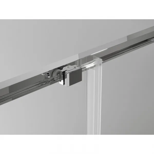 MEXEN/S - Exo štvorcový posuvný sprchovací kút 70 x 70, transparent, chróm 8111-070-070-01-00