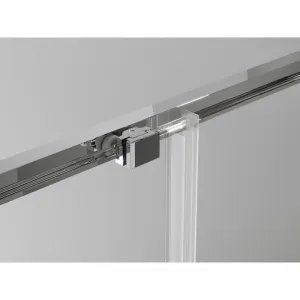 MEXEN/S - Exo štvorcový posuvný sprchovací kút 70 x 70, transparent, chróm 8111-070-070-01-00