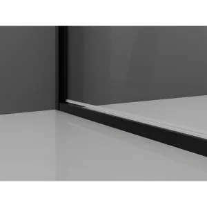 MEXEN - Exo sprchové dvere krídlové 80, transparent, čierna 814-080-000-70-00
