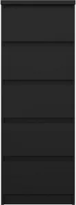Tvilum Komoda Simplicitous 233 40 cm čierny mat