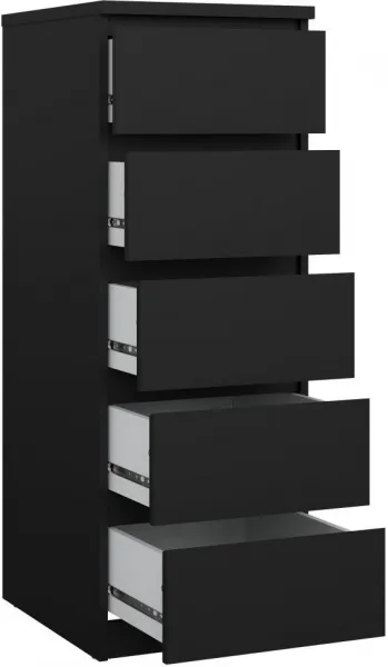 Tvilum Komoda Simplicitous 233 40 cm čierny mat