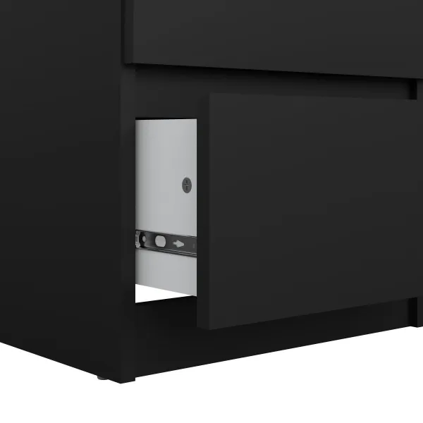 Tvilum Komoda Simplicitous 233 40 cm čierny mat