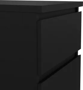 Tvilum Komoda Simplicitous 233 40 cm čierny mat