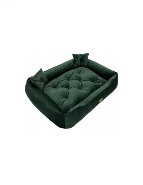 Pelech pre psa SUPPLIES VELVET Veľkosť M 70x60 - zelený