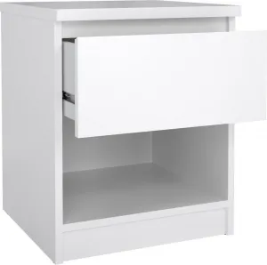 Tvilum Nočný stolík Simplicitous 238 40 cm biely lesk