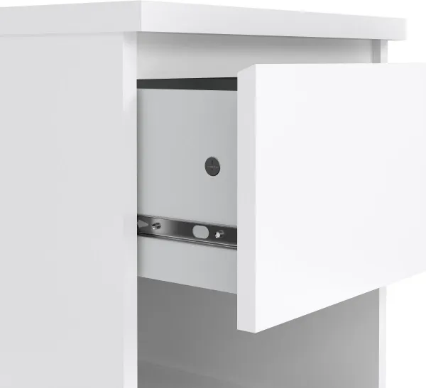 Tvilum Nočný stolík Simplicitous 238 40 cm biely lesk
