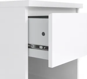 Tvilum Nočný stolík Simplicitous 238 40 cm biely lesk