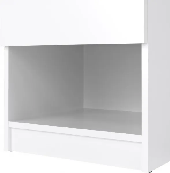 Tvilum Nočný stolík Simplicitous 238 40 cm biely lesk