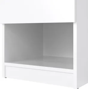 Tvilum Nočný stolík Simplicitous 238 40 cm biely lesk