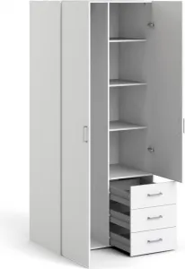 FALCO Šatníková skriňa Sida 77 cm biela
