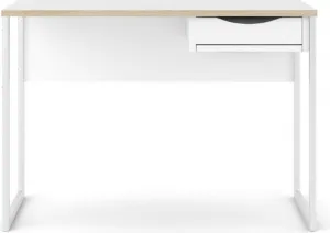 Tvilum Písací stôl Felixa 513 110 cm hickory Jackson/biely