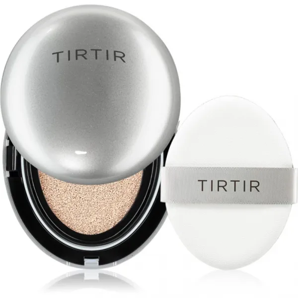 TIRTIR Mask Fit Aura Cushion hydratačný make-up v hubke pre rozjasnenie pleti odtieň 15C Fair Porcelain 18 g