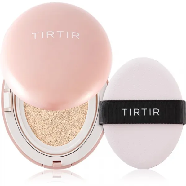 TIRTIR Mask Fit All Cover Cushion Mini matujúci make-up v hubke odtieň 13N Fair Ivory 4.5 g