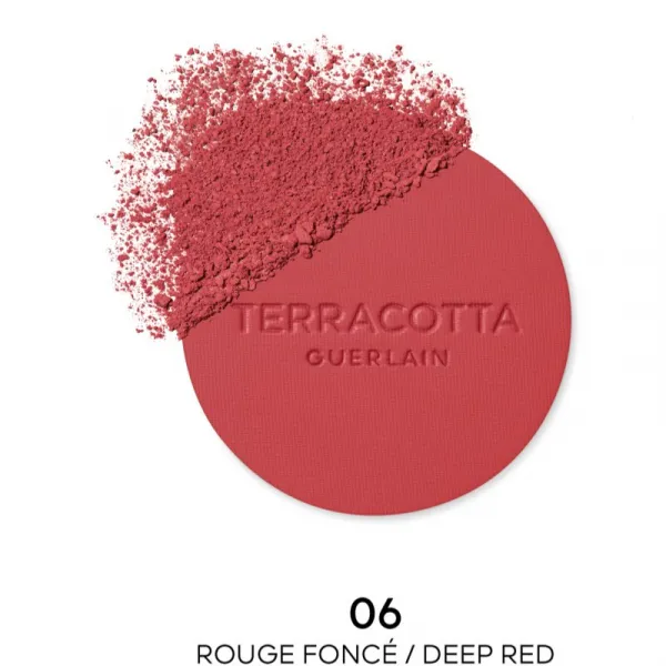GUERLAIN Terracotta Blush rozjasňujúca lícenka odtieň 06 Deep Red 5 g