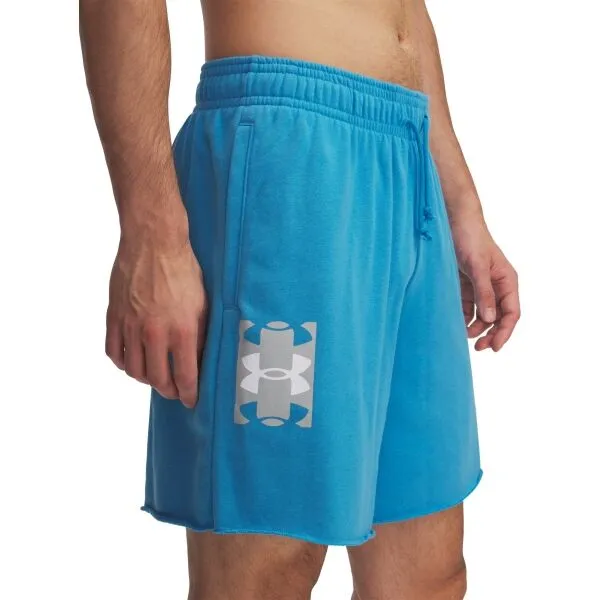 Under Armour RIVAL TERRY LOGO Pánske kaťasy, modrá, veľkosť S