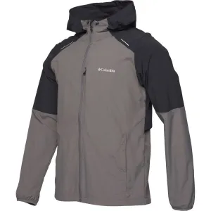 Columbia TECH NYLON HOODIE Pánska bunda, sivá, veľkosť