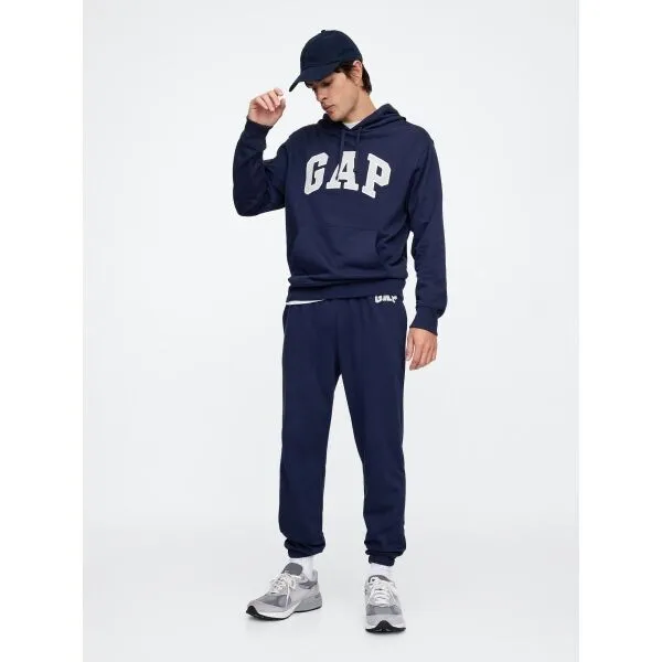 GAP V-FRCH FT HERITAGE LOGO JOGGER Pánske tepláky, tmavo modrá, veľkosť