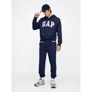 GAP V-FRCH FT HERITAGE LOGO JOGGER Pánske tepláky, tmavo modrá, veľkosť