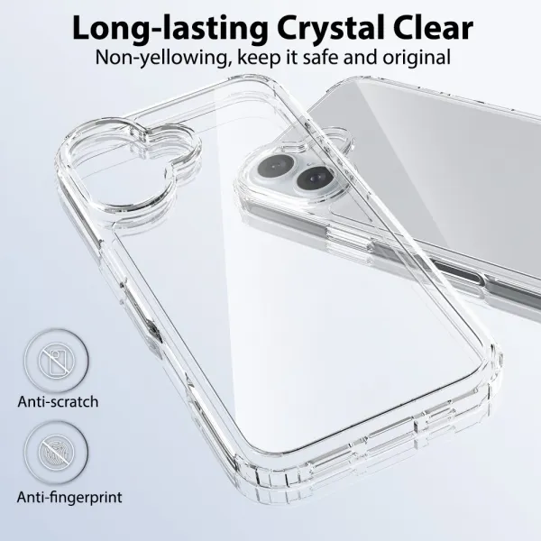 JP Priehľadný obal, iPhone 16