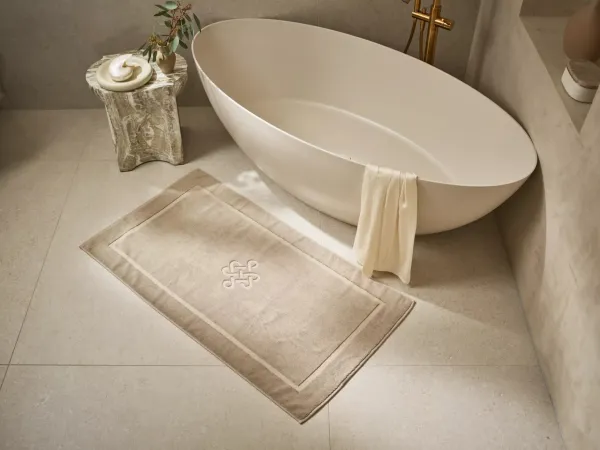 Cotton Bath Mat Sand