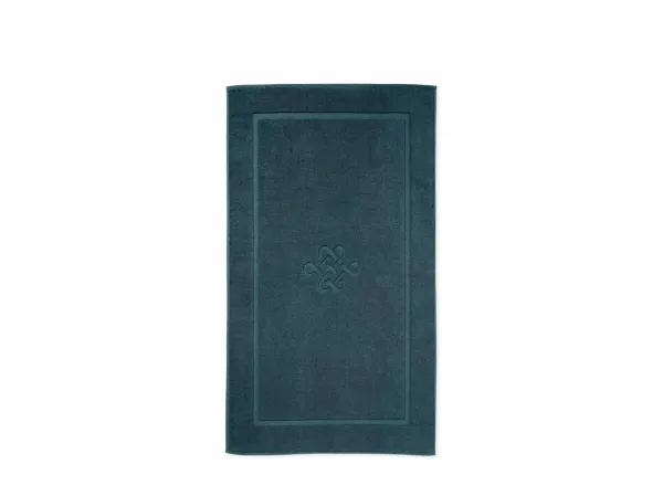 Cotton Bath Mat Petrol