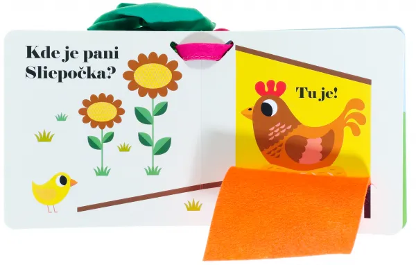 Kde je pani Sliepočka? Knižka do kočíka