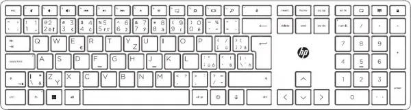 HP Inc. HP 480 Comfort Wired Keyboard - drátová ergonomická klávesnice CZ/SK