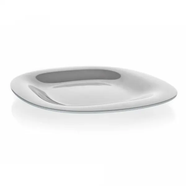 Luminarc Hranatý dezertný tanier CARINE 19 cm, 6 ks, sivá