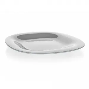Luminarc Hranatý dezertný tanier CARINE 19 cm, 6 ks, sivá